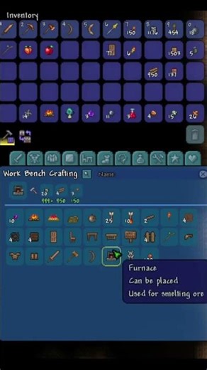 Terraria How To Craft A Furnace