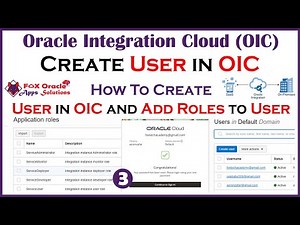How to create user in OIC instance | Assign roles to user in oic | Create user in oracle integration