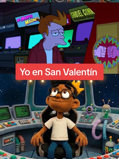Yo en San Valentín 🥲 #sanvalentin #fry #futurama #meme #soltera