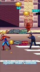 Spider-Man Fighting Thugs | Spider-Man Toxic City. #gaming #spiderman #shorts