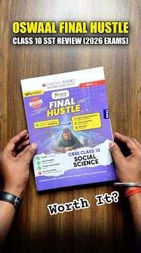 Class 10 SST Oswaal Final Hustle 🔥 Honest Review | Class 10 Final Hustle Book Oswaal