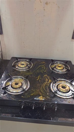 Mansi Khanna - Lifestyle Influencer on Instagram: "Cleevo’s Kitchen cleaner, tough on oil, turmeric stains and grease, Non toxic, plant powered, safe around kids and pets. #KitchenCleaning #KitchenClean #CleanKitchen #KitchenCleanup #KitchenCleaningTips #CleanHome #HouseCleaning #DeepCleaning #CleaningHacks #CleaningMotivation #Kitchen #CleanLiving #KitchenHygiene #GreaseCleaning #Cleaning #Clean #SatisfyingClean #BeforeAndAfter #KitchenCleanUp #CleaningDay"