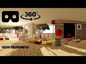 Inside Fallingwater VR 360° guided Tour - Archi VR
