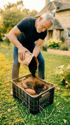 DIY Garden Hack Triple Your Sweet Potato Harvest With Almost No Space Hack de Jardim DIY 🥔🥔🥔