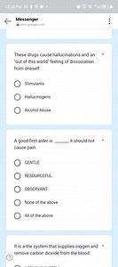 Multiple-Choice and Short Answer QuestionsThese drugs cause h... | Filo