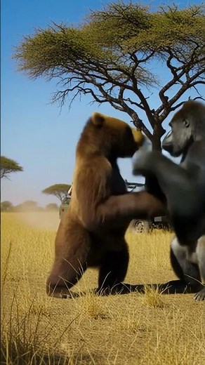 Bear vs Gorilla Who Would Win in a Real Fight
