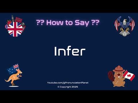 🕵️‍♂️📚 How to Pronounce Infer? (CORRECTLY) | Pronunciation Planet