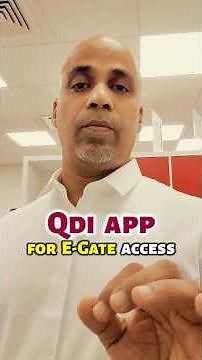 QDI app for accessing through the E-Gate in Qatar #qatar #qatarupdates #qatarvisa