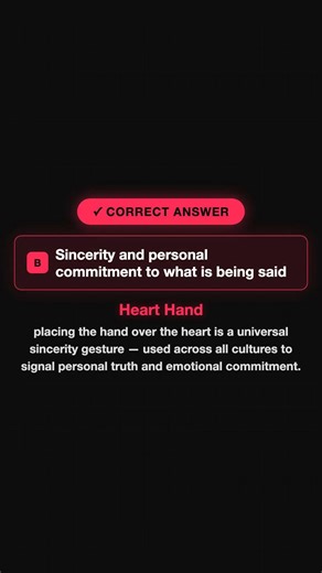 How Do You Know If Someone Is Being Honest? Body Language Quiz 🤲 #psychology #mindbendingquiz #quiz