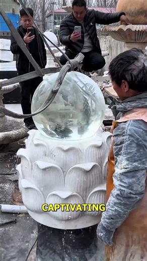 Transforming a Crystal Ball into Art.
