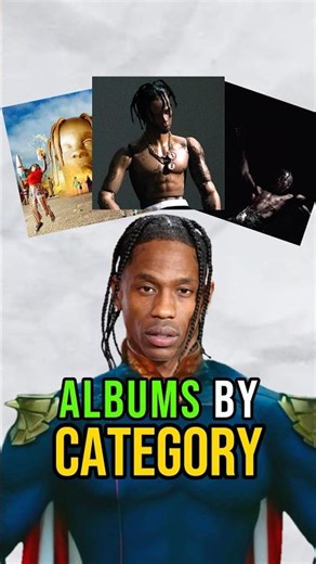 Travis Scott albums by category