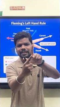 Fleming Left Hand Rule | Class 10 Science | Class 12 Physics | Magnetic Effect Of Current | Physics|