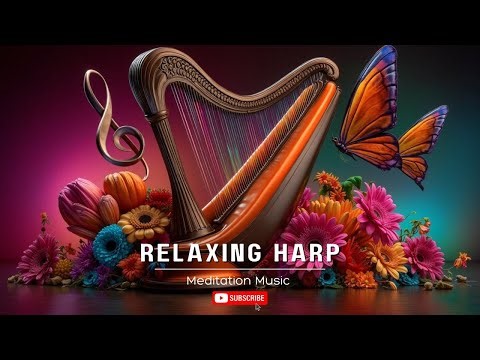 Harp Melodies for Deep Sleep | Relaxing Harp Music & Healing Sounds for Calm Nights