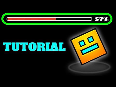 HOW TO TURN ON THE PERCENTAGE BAR IN GEOMETRY DASH!!!