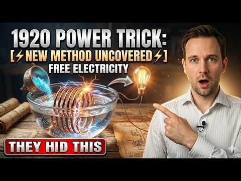 Salt + Copper Wire = Free Power Generator — The 1920 Secret They Buried!