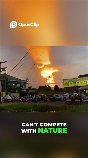 Nature's Fiery Art Burning Trees & Surreal Skies at Night! 1