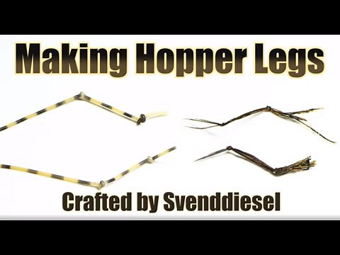 How to Make Natural and Rubber Knotted Hopper Legs Tutorial