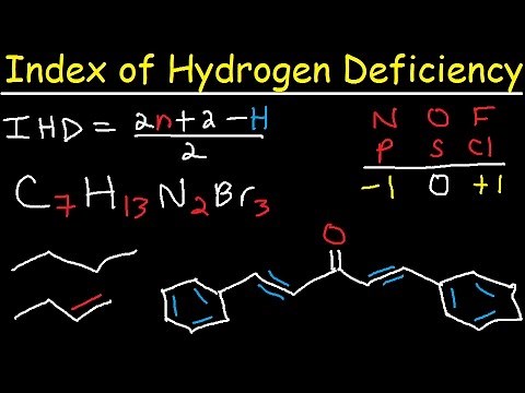Degree of Unsaturation - Index of Hydroden Deficiency (IHD)