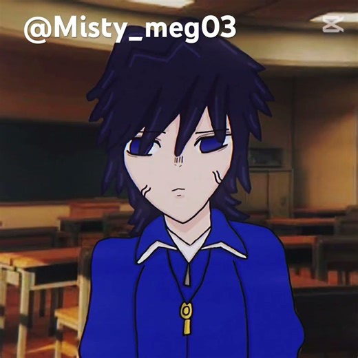 KNY school au : Artist @Misty_meg03 angry Giyu edit