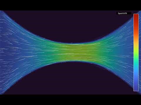 A compressible Euler flow in a funnel