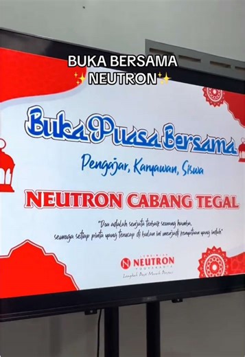 Buka Bersama Neutron Check🤩 #bukber #neutronyogyakarta #trendramadhan #ramadhan #trend