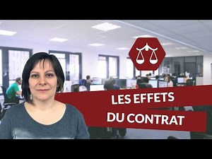 Les effets du contrat - Droit - digiSchool