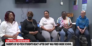 Family members of Sci-Tech students speak out after shot fired inside school