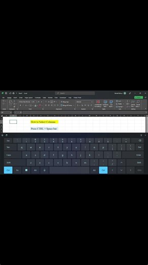 Excel Tips and Tricks: How to Select Columns in Excel #shorts #viral #viralvideo #viralshorts #excel