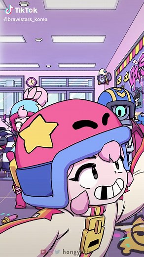 스턴트 쇼 트리오의 즐거운 학교 생활?! 😆 (by. 홍야타) #브롤스타즈 #슈퍼셀 #팬아트 #Brawlstars #Supercell #Fanart