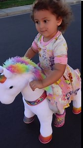 Amazon.com: WondeRides Ride on Unicorn Horse Riding Pony Cycle Toys with Rainbow Glowing Wheels, 36 inch Height Plush Giddy up Mechanical Riding Unicorn Pony Ride on Horse Toy for 4-9 Years Child Toddlers Girls : Toys & Games