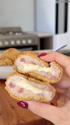 👉🏼🍗Chicken Bombs🧀🥫 #recipes #recipe #food