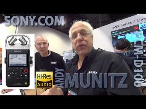 Sony Hi-Res Audio PCM-D100 Demo @ NAMM 2017 - musicUcansee.com