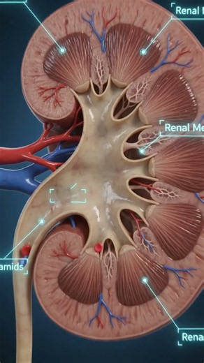 Human Kidney Anatomy Explained | Structure, Functions & How Your Kidneys Work #kidney#kidneyfunction