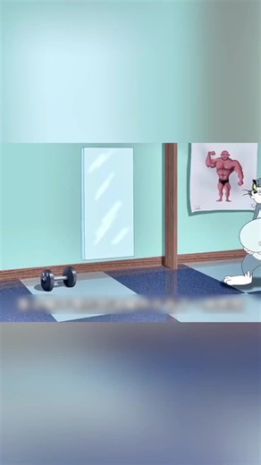 توم تحول من سمين إلى عضلات بسبب مقالب جيري #كرتون #shorts #fyp #viral #cartoon
