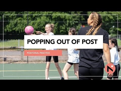 POPPING OUT FROM POST // SHOOTER FOOTWORK SESSION // NETBALL PRACTICE // PARTNER DRILL