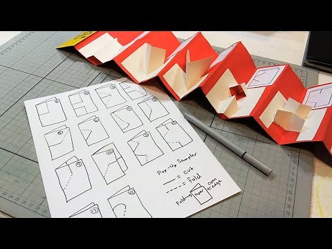 14 Pop-Ups for Books & Cards! Make a Pop-Up Sampler with me Step-by-Step! (Frugal Friday)
