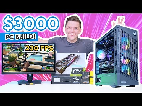 Insane $3000 Gaming PC Build 2022! [ft. i9 12900K w/ Gaming Benchmarks]