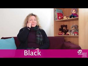 British Sign Language (Scotland) for colours