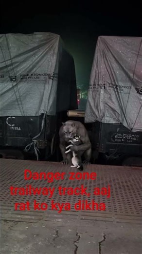 Danger railway track, bhoot wala video