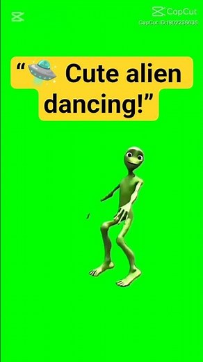 “🛸 Cute alien dancing! #AlienDance #Shorts”