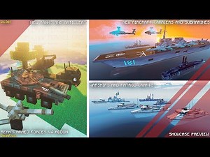 Bean's Armed Forces V4 Addon Naval Update Full Showcase | Minecraft PE 26.30+ | Creator Crafter321