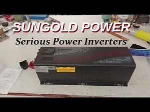 Sun Gold Power Inverters A look inside of them and solar shop update