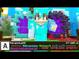 Playing On This INSANE MINECRAFT Server | Advancius Network