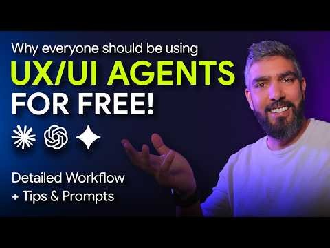 I Used 6 AI Agents To Design An App | UX/UI Agents are powerful!
