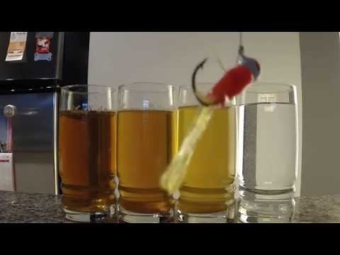 What colour bait's to use in stained and clear waters - fishing