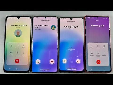 Incoming Call Samsung Galaxy A24 + Samsung Galaxy S20 Plus + Samsung Galaxy A32 + Samsung Note 10