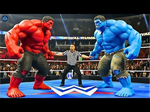 Red Hulk Vs Blue Hulk - Epic Battle