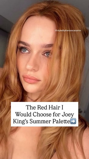 Color Analysis | Style Session | Shopper on Instagram: "✅ Best Red Hair Shades for Summer Types: These reds should have cool undertones, sometimes mixed with ashy or rose-based tones. For Cool Summer⬇️ Cool Rose Red Muted Burgundy Plum Auburn Iced Raspberry For Light Summer⬇️ Soft Strawberry Blonde (cool, pale version—not golden) Rosy Copper (with a pinkish rather than orange cast) Light Raspberry Brown For Soft Summer⬇️ Dusky Rosewood Muted Mahogany Cool Chestnut with Red Tints Ashy Auburn"