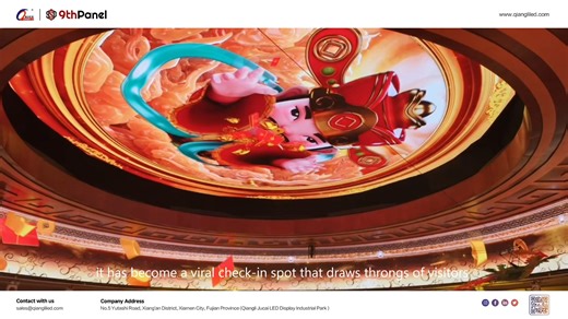 ✨Qiangli LED Powers a 400㎡ Immersive Atrium at Bazhou HaiYue Plaza✨ 🔥Blending Modern Design & Cultural Storytelling to Forge a New Urban Landmark. 📩If you would like more information, welcome to contact us at info@QiangliLED.com #QiangliLED #9thPanel #LEDDisplay #LEDtechnology #VisualSolutions #InnovationInLED #DisplayTechnology | Qiangli LED