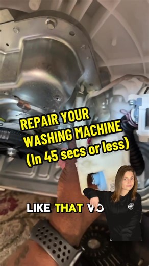 How to repair your washing machine #howto #repair #washer #appliances #ge #diy #diyproject #howtotiktok